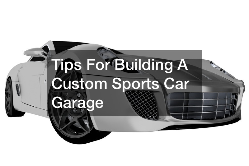 European sports car garage