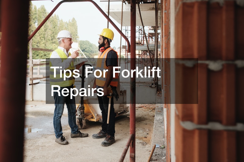 Tips For Forklift Repairs - Car Talk Podcast