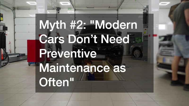 a new car under maintenance